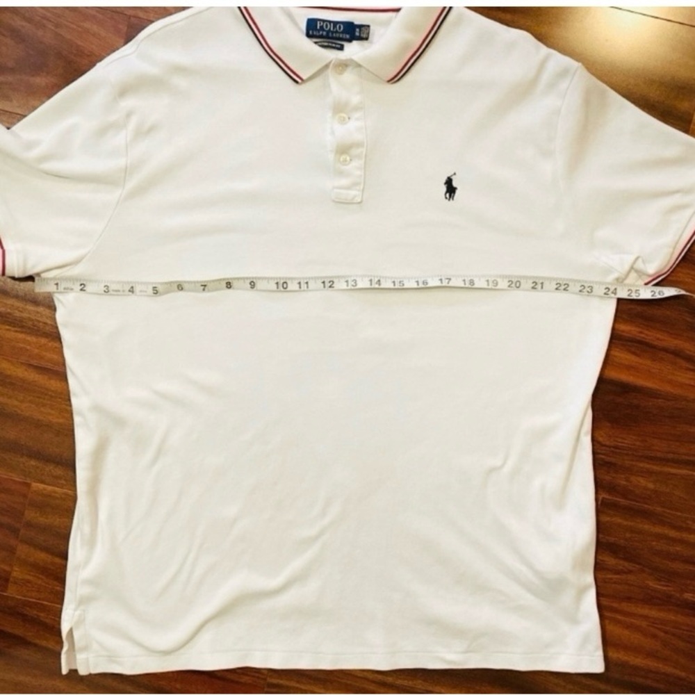Polo Ralph Lauren White Polo Shirt with Black Logo XL - Picture 7 of 7